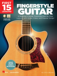 Fingerstyle Guitar - First 15 Lessons Guitar and Fretted sheet music cover